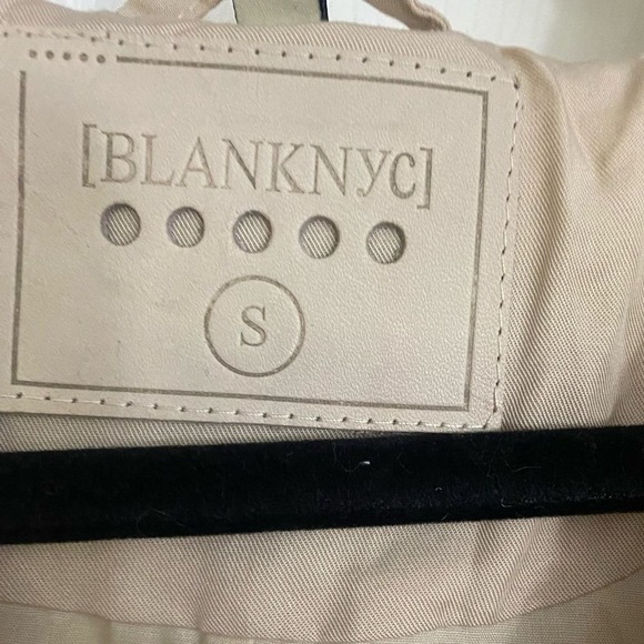 Blank NYC Warm Hearts Quilted Sherpa Collar Jacket Coat, Small, Cream‎ Color NWT - Picture 4 of 6